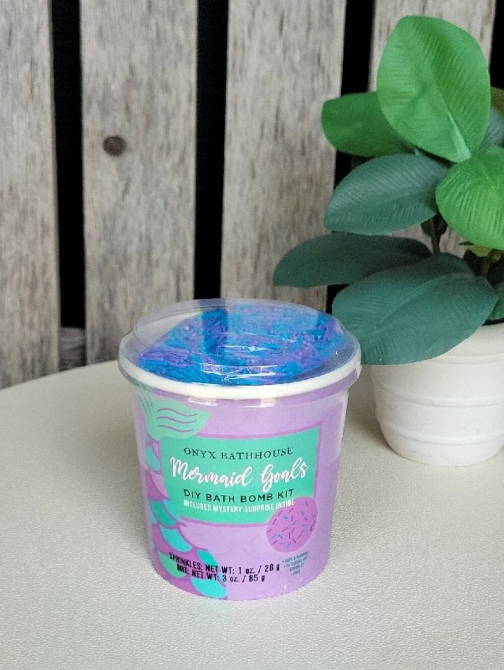 Onyx Bathhouse Mermaid Goals DIY Bath Bomb Kit - Purple